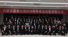 嘉泰公司召開2016年年終總結暨表彰大會